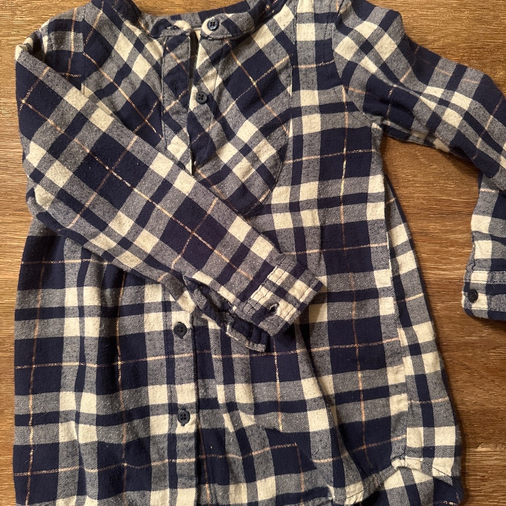 Girls Flannel Long Sleeve
